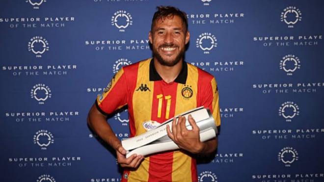 Youcef Belaïli, MVP en un partido del Mundial de Clubes (Redes Sociales)