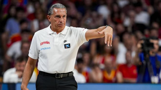 Sergio Scariolo, en un partido con España (Cordon Press)