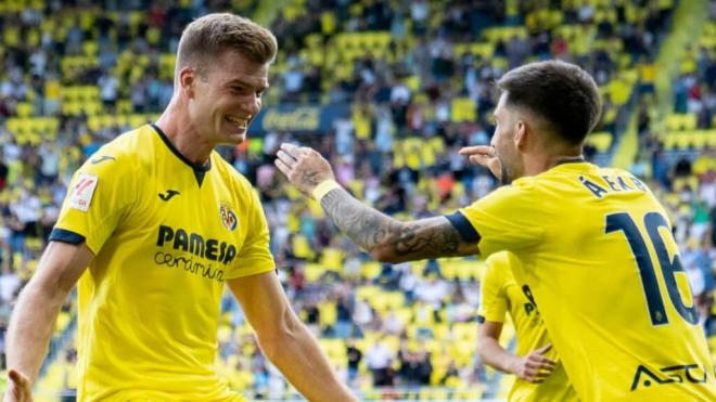 Alexander Sorloth y Álex Baena en el Villarreal (Fuente: Villarreal)