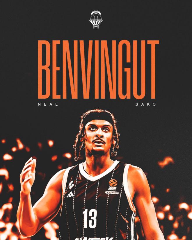 Valencia Basket ficha a Neal Sako, potencia y capacidad reboteadora para la pintura taronja
