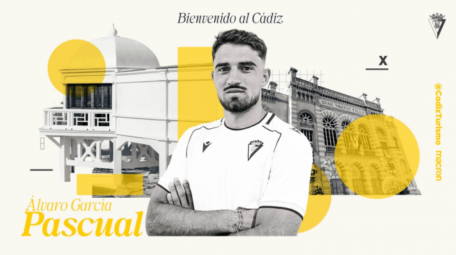 Álvaro García Pascual. (Foto: Cadiz CF)
