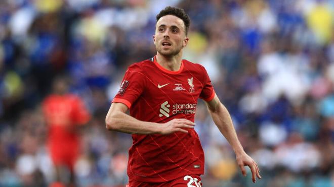 Diogo Jota en un partido con el Liverpool (Foto: Cordon Press)