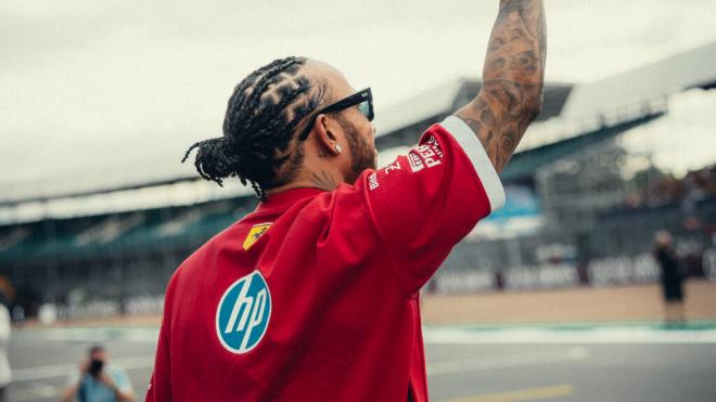Lewis Hamilton, en Silverstone (Foto: Ferrari).