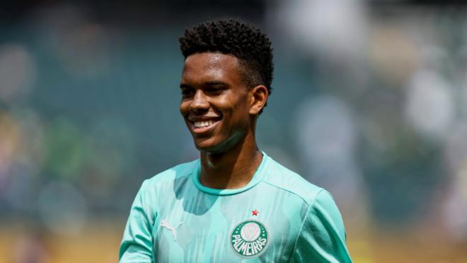 Estevao jugando con el Palmeiras (Cordon Press)