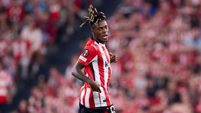 Nico Williams con el Athletic Club (Europa Press)