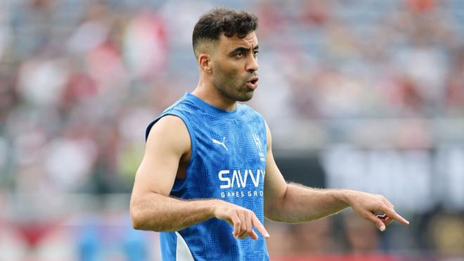 Hamdallah, con Al Hilal en el Mundial de Clubes (Redes sociales)