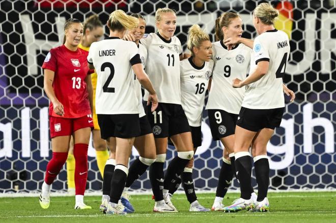 Lance del Alemania-Polonia de la Eurocopa (Foto: EFE).