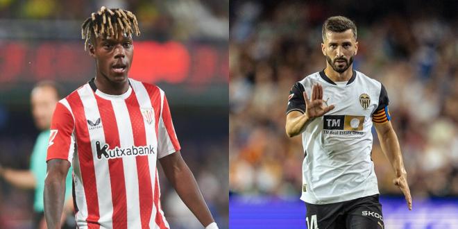 Nico Williams y Gayà