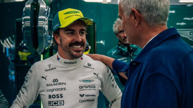 Fernando Alonso, en Silverstone (Foto: Aston Martin).