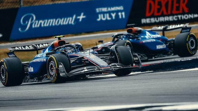 Carlos Sainz, en el Gran Premio de Silverstone (Foto: Williams Racing).