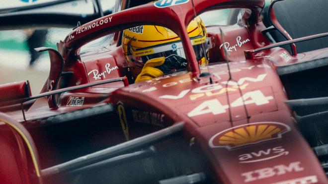Lewis Hamilton, en Silverstone (Foto: Ferrari).