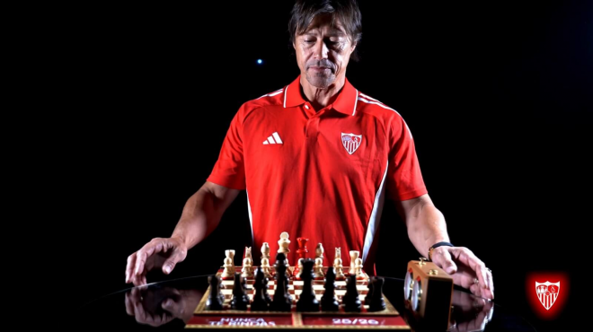 Matías Almeyda, en el vídeo publicado por el club.