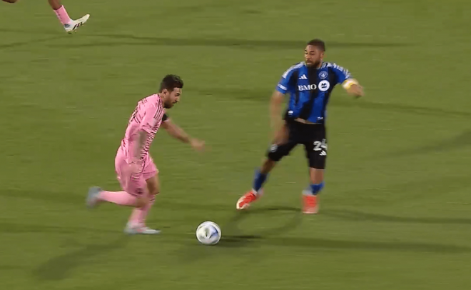 El golazo de Leo Messi en el Montreal-Inter Miami.