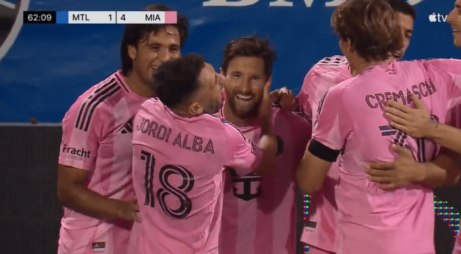 El golazo de Leo Messi en el Montreal-Inter Miami.
