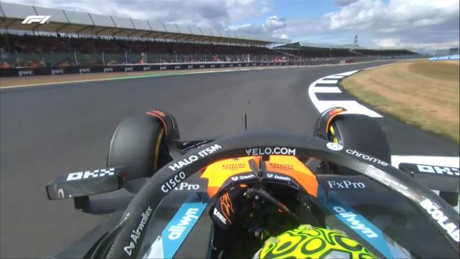 Lando Norris en Silverstone (Foto: F1).