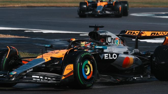 Oscar Piastri, en el Gran Premio de Silverstone (Foto: McLaren).