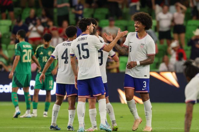 Johnny Cardoso, jugando con EEUU ante Arabia Saudí en la Copa Oro (Foto: Cordon Press).