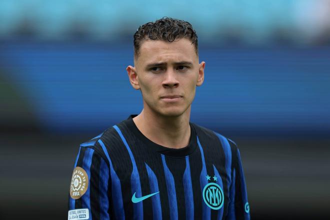 Kristjan Asllani, jugando con el Inter de Milán (Foto: Cordon Press).