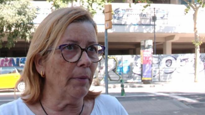 Anna Ramón, presidenta de la Asociación de Vecinos del Camp Nou (captura: betevé).