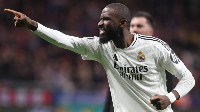 Antonio Rüdiger en el Metropolitano (Foto: Cordon Press)