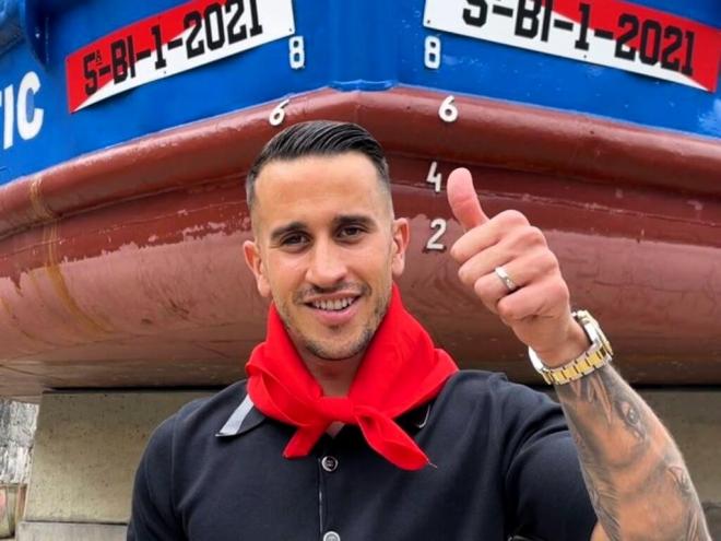 Alex Berenguer invita junto a la Gabarra a los sanfermines (Foto: Athletic Club).