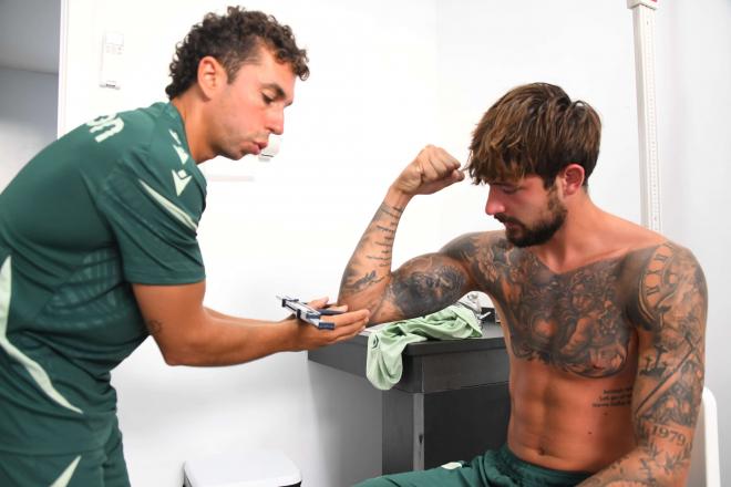 Bojan Kovacevic, en las pruebas médicas del Cádiz (Foto: CCF).