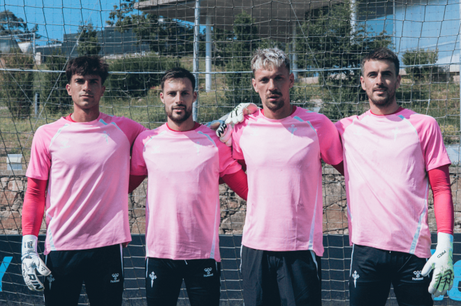 Coke Carrillo, Marc Vidal, Andrei Radu e Iván Villar (Foto: RC Celta).