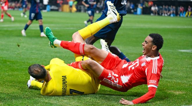 Santi Cañizares habla sobre la acción de Gianluigi Donnarumma con Jamal Musiala (foto: Cordon Pre