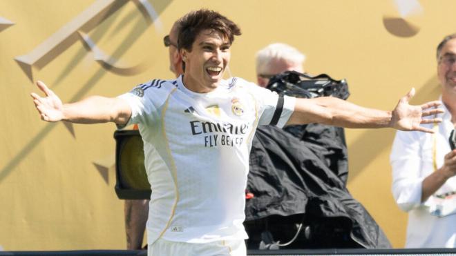 Gonzalo García celebrando un gol (Cordon Press)