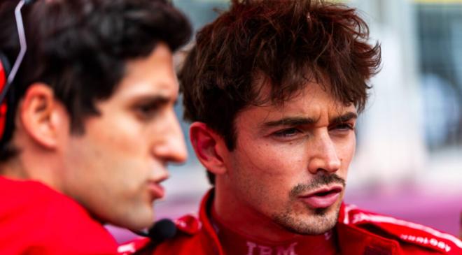 Charles Leclerc no terminó contento de su carrera en el GP de Silverstone (foto: Cordon Press).