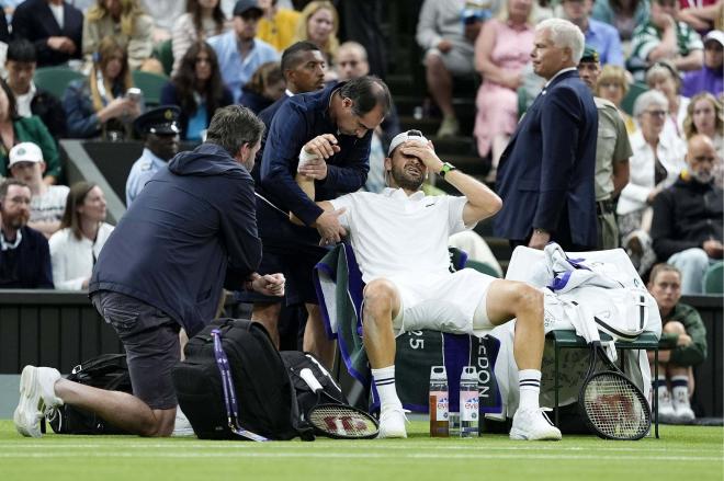 Grigor Dimitrov en Wimbledon 2025 (Foto: Cordon Press)