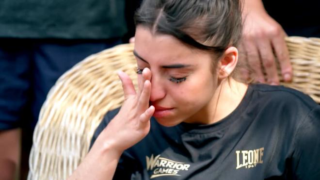 Lorena Ramiro, destrozada tras tener que abandonar Warrior Games (Telecinco)