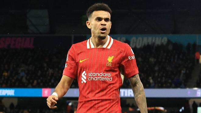 Luis Díaz, en un partido con el Liverpool (Cordon Press)