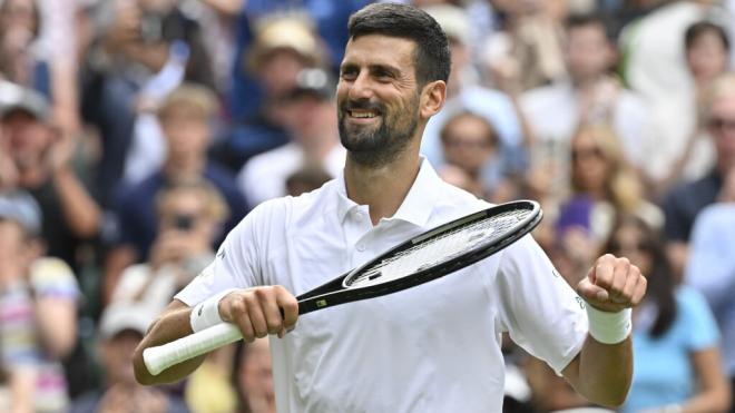 Novak Djokovic en Wimbledon (Foto: Cordon Press)
