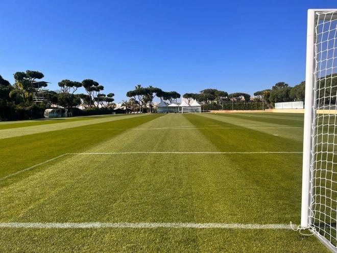 Campo de entrenamiento del Ria Park Hotel.
