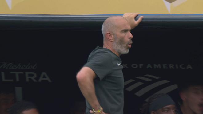 Maresca reacciona a un gol del Chelsea (Foto: Telecinco)