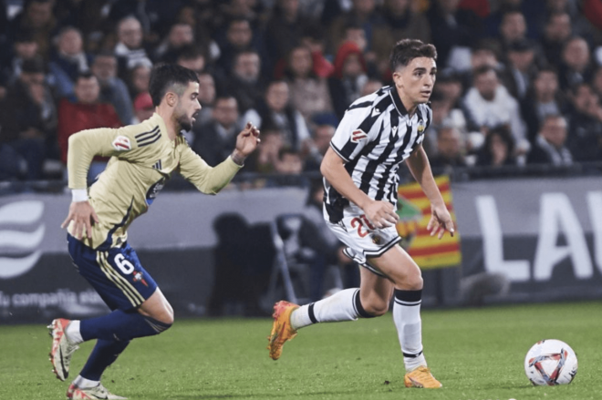 Álex Calatrava, atacante del Castellón (Foto: LaLiga).
