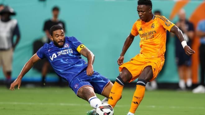 Reece James y Vinicius Jr en un partido de pretemporada (Foto: Cordon Press)