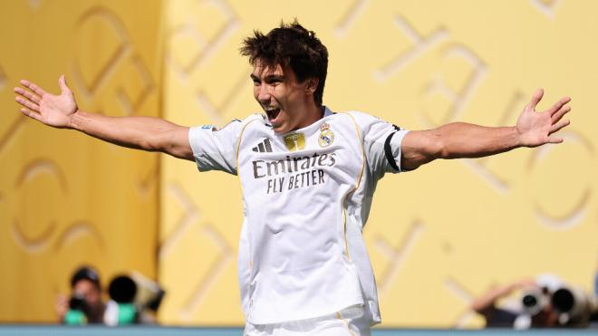 Gonzalo García celebra un gol en el Mundial de Clubes (Europa Press)