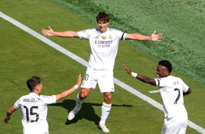 Gonzalo García celebra un gol en el Mundial de Clubes (Cordon Press)