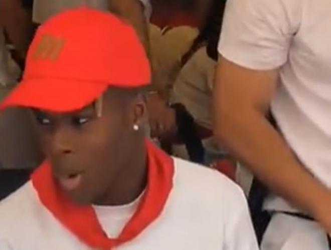 Nico e Iñaki Williams disfrutan de los Sanfermínes en Pamplona (Foto: TikTok).