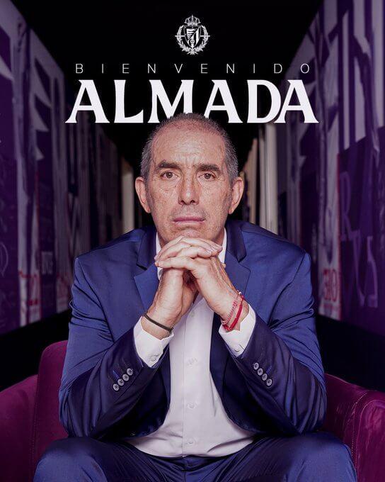 Oficialización de Guillermo Almada (Foto: Real Valladolid).