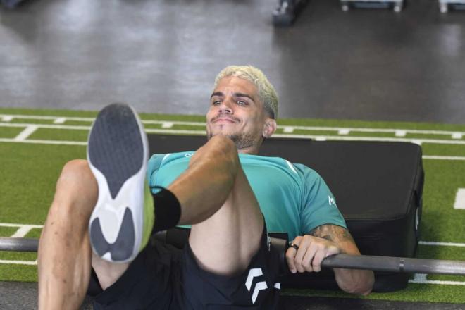Marc Bartra, en el inicio de la pretemporada del Betis (Foto: Kiko Hurtado).