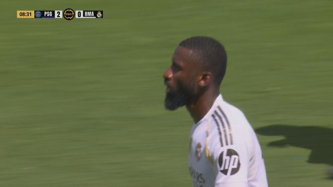 Rudiger, tras su error (Foto: Telecinco)