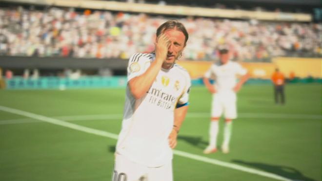 Modric, ante el PSG (Foto: Telecinco)