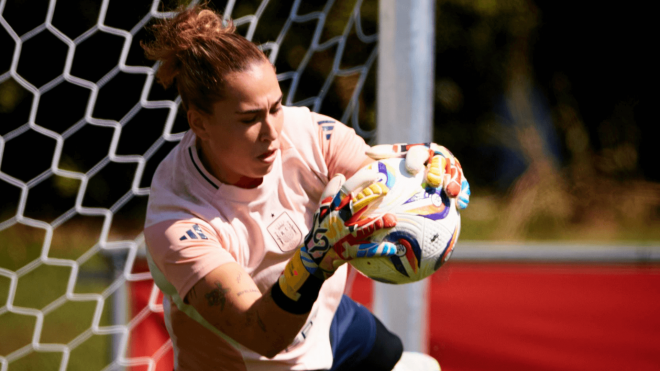 Cata Coll, en una sesión con España (Foto: SeFútbol).