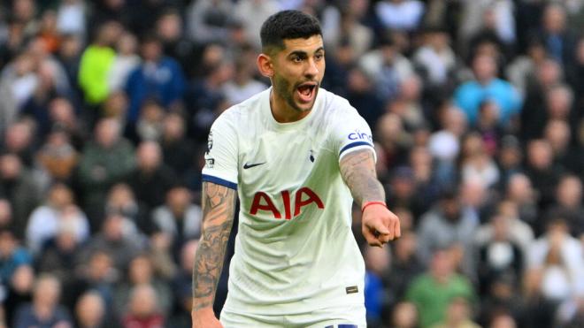 Cuti Romero, en un partido del Tottenham (Europa Press)