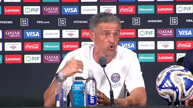 Luis Enrique, en la previa del PSG-Real Madrid.