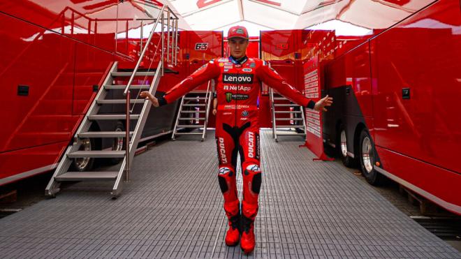 Marc Márquez, durante el GP de Assen (Foto: Ducati).