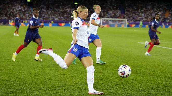 Chloe Kelly, durante el Inglaterra-Francia de la Eurocopa (foto: Cordon Press).